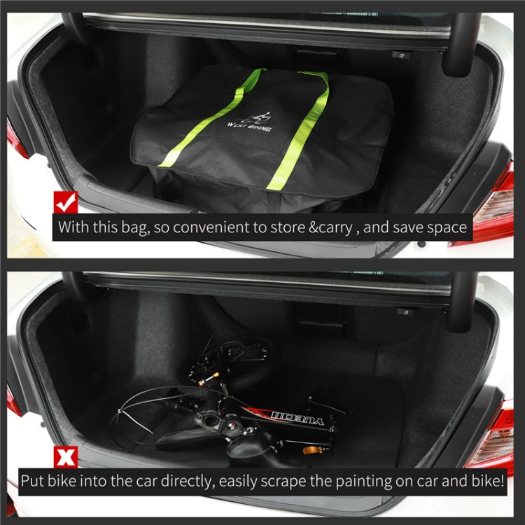 Frendorf | WEST BIKING Faltrad Tasche Fahrrad Aufbewahrungstasche Groß （Grün）