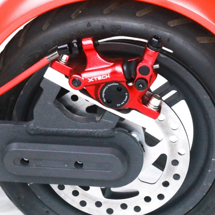 Frendorf | 3 in 1 Scooter Modifizierte hydraulische Bremse + 120mm Scheibenbremsscheibe + Modifiziertes Sitzset für Xiaomi Mijia M365 Pro (Schwarze Bremse + Schwarzer Adapter)