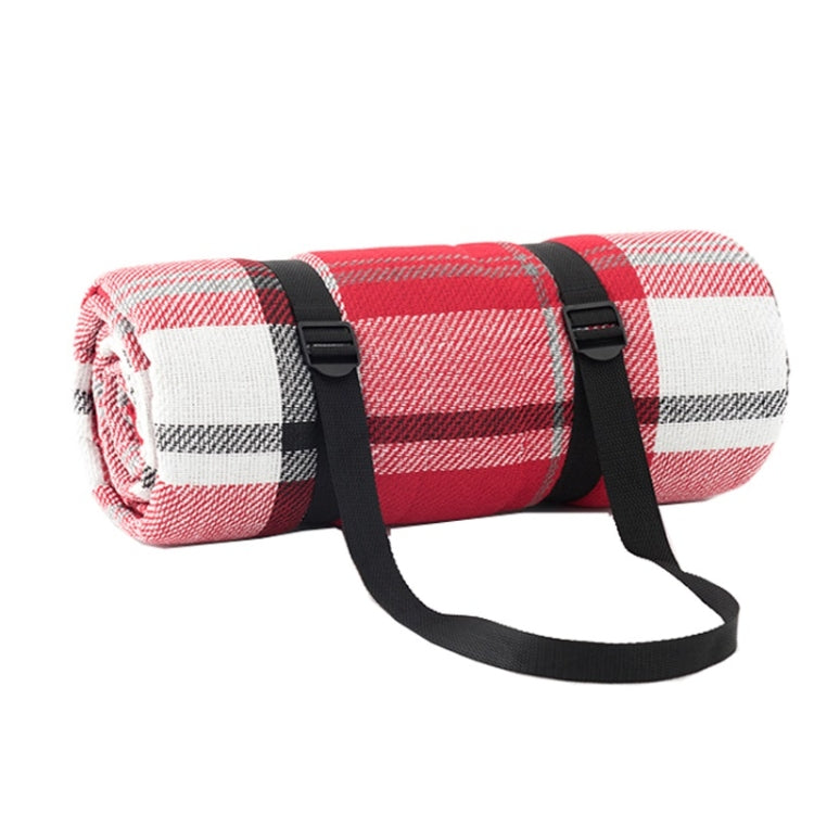 Frendorf | FP1409 6mm Verdickte Feuchtigkeitsdichte Strandmatte Outdoor Camping Zeltmatte mit Aufbewahrungstasche 150x200cm (Erdbeer-Dessert)