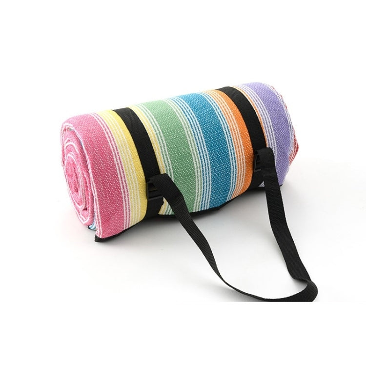 Frendorf | FP1409 6mm Verdickte Feuchtigkeitsbeständige Strandmatte für den Außenbereich Camping-Zeltmatte mit Aufbewahrungstasche 150x200cm (Neon)
