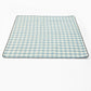 Frendorf | FP1409 6mm Verdickte Feuchtigkeitsdichte Strandmatte Outdoor Camping Zeltmatte mit Tragetasche 200x200cm (Blaue Karos)