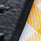 Frendorf | FP1409 6mm Verdickte Feuchtigkeitsbeständige Strandmatte Outdoor Camping Zeltmatte Mit Aufbewahrungstasche 200x200cm (Schwarz Grau Weiß Kariert)
