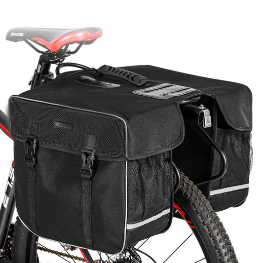Frendorf | WEST BIKING YP0707238 Fahrradtasche Regenschutz Mountainbike Kamel Tasche Fahrrad Ausrüstung (Schwarz)