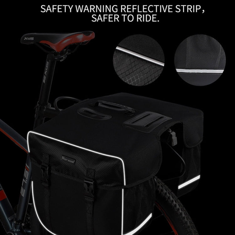 Frendorf | WEST BIKING YP0707238 Fahrradtasche Regenschutz Mountainbike Kamel Tasche Fahrrad Ausrüstung (Schwarz)