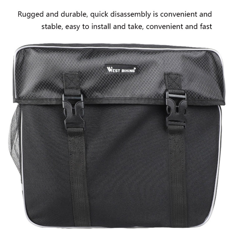 Frendorf | WEST BIKING YP0707238 Fahrradtasche Regenschutz Mountainbike Kamel Tasche Fahrrad Ausrüstung (Schwarz)