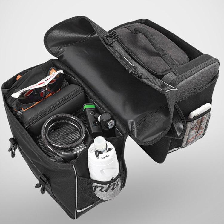 Frendorf | WEST BIKING YP0707238 Fahrradtasche Regenschutz Mountainbike Kamel Tasche Fahrrad Ausrüstung (Schwarz)