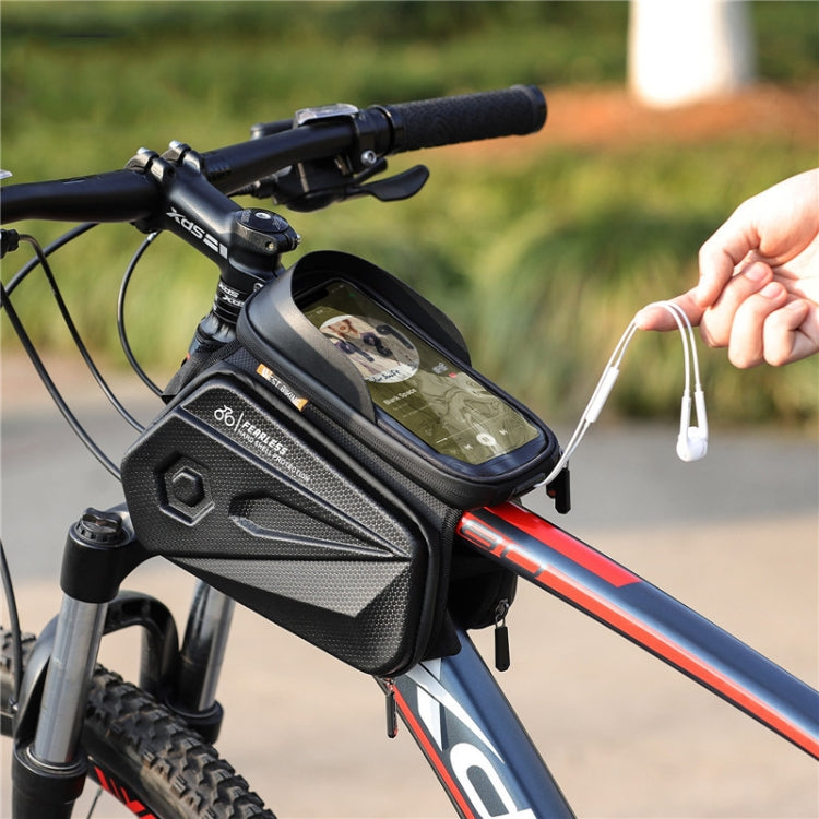 Frendorf | WEST BIKING YP0707256 Hartschalen-Mountainbike-Fahrrad-Frontträger-Paket Fahrrad-Ausrüstung (Schwarz)