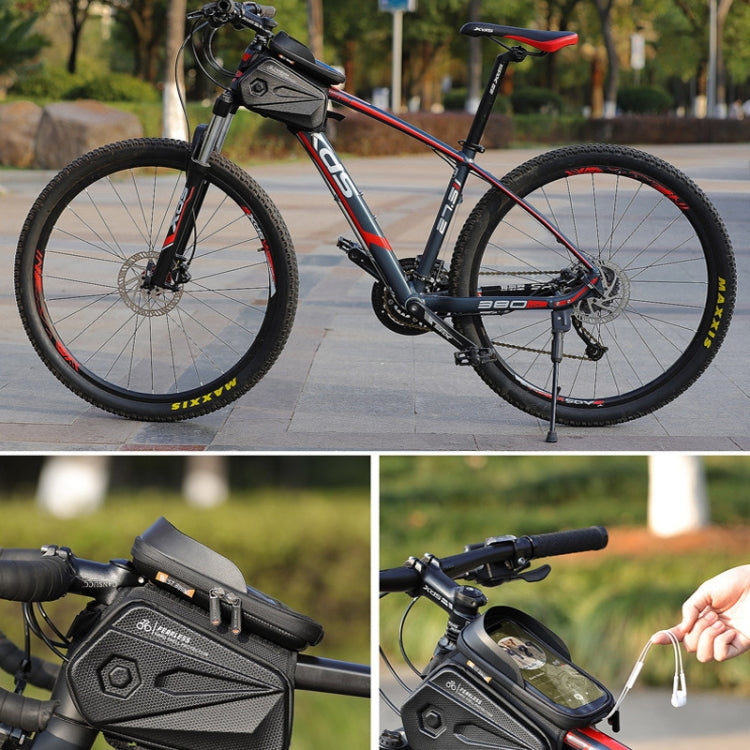 Frendorf | WEST BIKING YP0707256 Hartschalen-Mountainbike-Fahrrad-Frontträger-Paket Fahrrad-Ausrüstung (Schwarz)