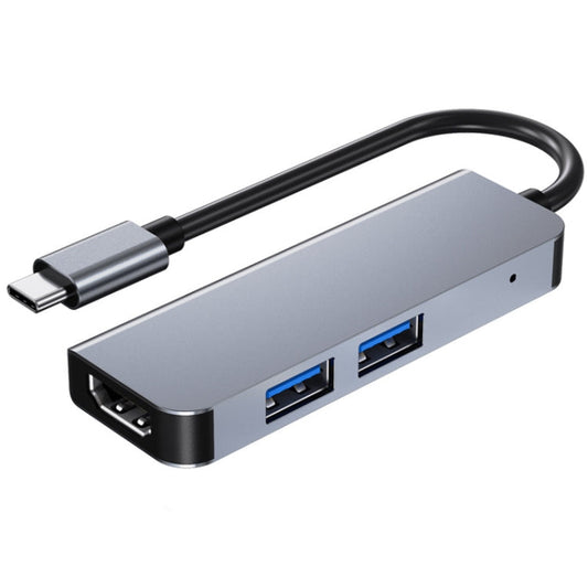 Frendorf | 3 In 1 USB-C / Type-C Zu 4K HDMI + 2 USB 3.0 Ports Multifunktionale HUB Dockingstation