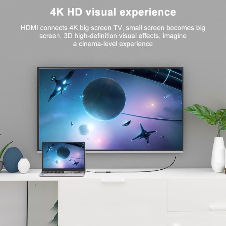 Frendorf | 3 In 1 USB-C / Type-C Zu 4K HDMI + 2 USB 3.0 Ports Multifunktionale HUB Dockingstation