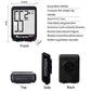 Frendorf | WEST BIKING Mountain Road Bike Wireless Großes Zeichen Tisch Großes Display Wasserdicht Nachtlicht Geschwindigkeit Geschwindigkeitsmesser(Green)