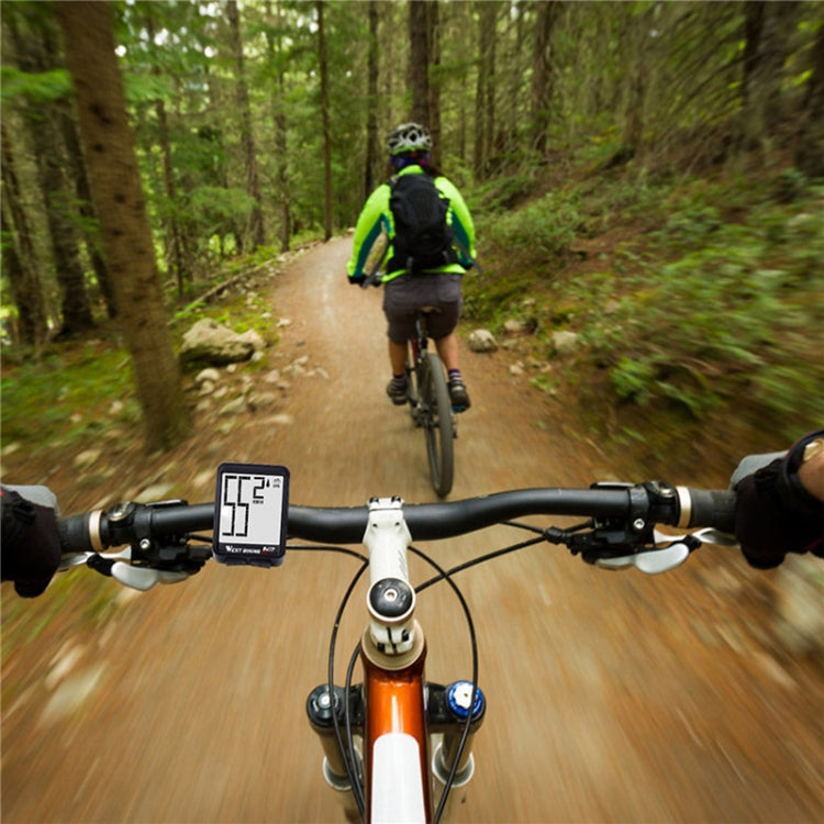 Frendorf | WEST BIKING Mountain Road Bike Wireless Großes Zeichen Tisch Großes Display Wasserdicht Nachtlicht Geschwindigkeit Geschwindigkeitsmesser(Green)