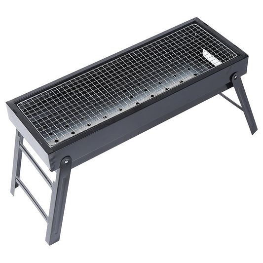 Frendorf | Schmiedeeisen Grill Verstärkter Faltgrill 63,5x42x48cm