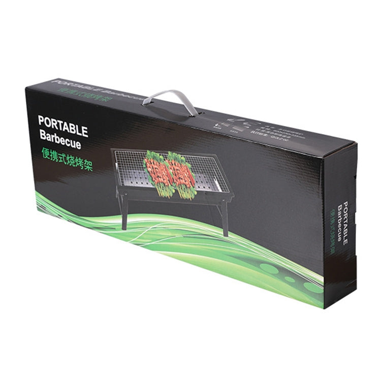 Frendorf | Schmiedeeisen Grill Verstärkter Faltgrill 63,5x42x48cm