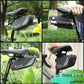 Frendorf | WEST BIKING YP0707219 Fahrrad Tragbare Reflektierende Hecktasche Wasserdichte Satteltasche Hartschalen-Sitzrohrtasche Fahrradausrüstung (Schwarz)