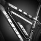 Frendorf | WEST BIKING YP0707254 4L Fahrradtasche Dreiecksform Mountainbike Große Kapazität Vorderträger Reflektierend Wasserdicht Tasche Fahrgeräte(Schwarz)