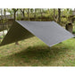 Frendorf | Outdoor Campingbedarf Multifunktionaler Camping-Sonnenschirm Wasserdicht und Feuchtigkeitsbeständige Matte Ultra-Leicht Himmel, Größe: 300 x 300cm (Orange)