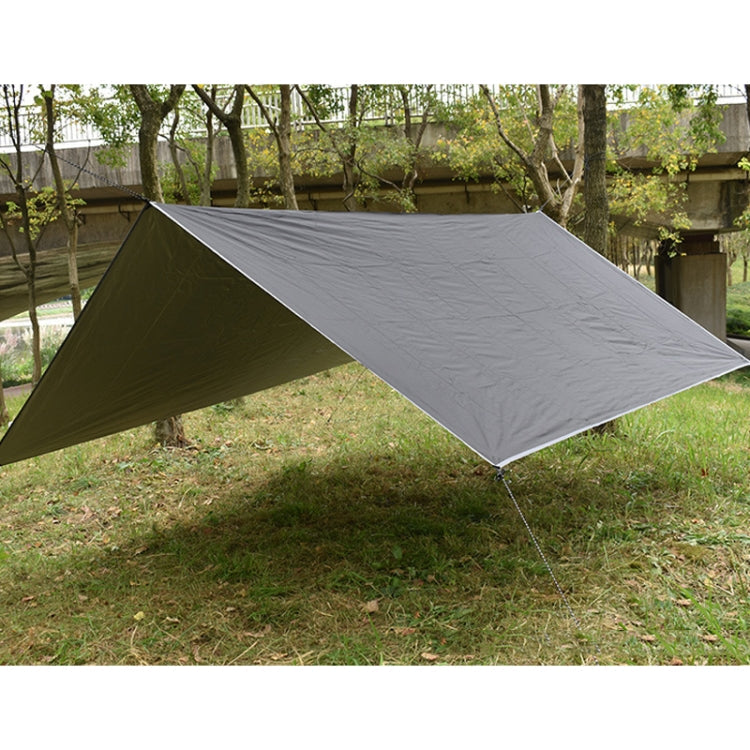 Frendorf | Outdoor Campingbedarf Multifunktionaler Camping-Sonnenschirm Wasserdicht und Feuchtigkeitsbeständige Matte Ultra-Leicht Himmel, Größe: 300 x 300cm (Orange)