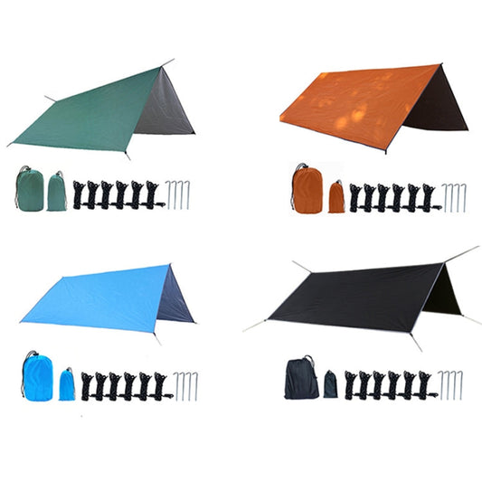 Frendorf | Outdoor Camping Zubehör Multifunktionale Camping-Sonnenschutz Wasserfest und Feuchtigkeitsschutz Matte Ultra-Leicht Himmel, Größe: 300 x 300 cm (Himmelblau)