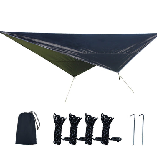 Frendorf | Outdoor Campingbedarf Multifunktionale Camping-Sonnenschutz Wasserfeste und Feuchtigkeitsbeständige Matte Ultra-Leicht Himmel, Größe: 320 x 250cm (Schwarz)
