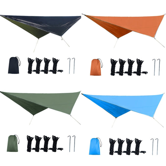 Frendorf | Outdoor Campingbedarf Multifunktionale Camping-Sonnenschutz Wasserfeste und Feuchtigkeitsbeständige Matte Ultra-Leicht Himmel, Größe: 320 x 250cm (Schwarz)