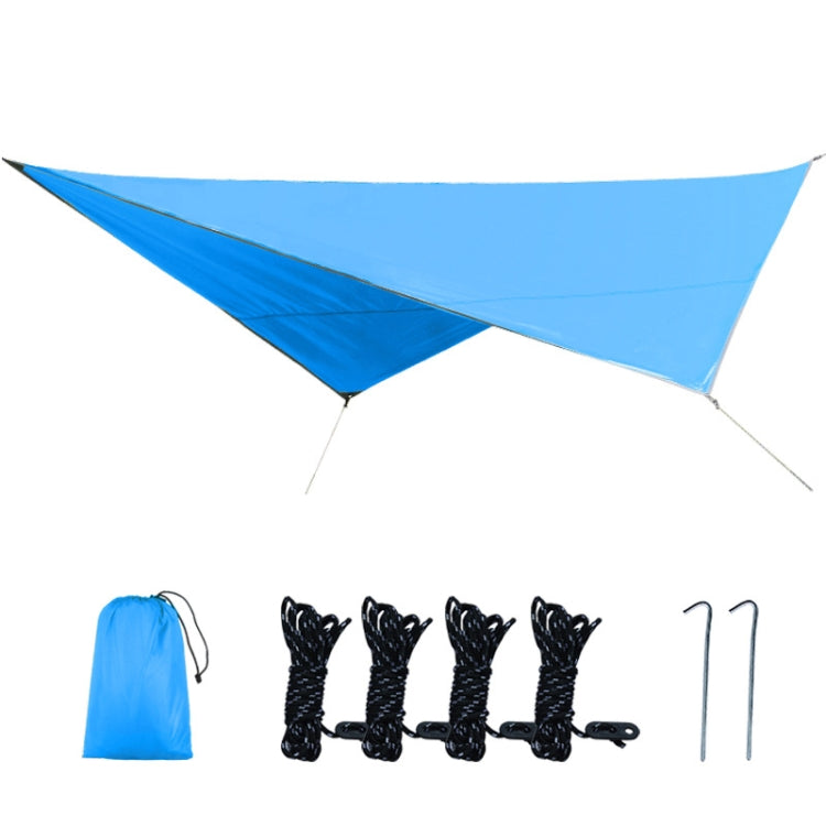 Frendorf | Outdoor Camping Sonnenschutz Wasserfest und Feuchtigkeitsbeständige Bodenmatte Ultraleichter Baldachin, Größe: 320 x 250 cm (Himmelblau)