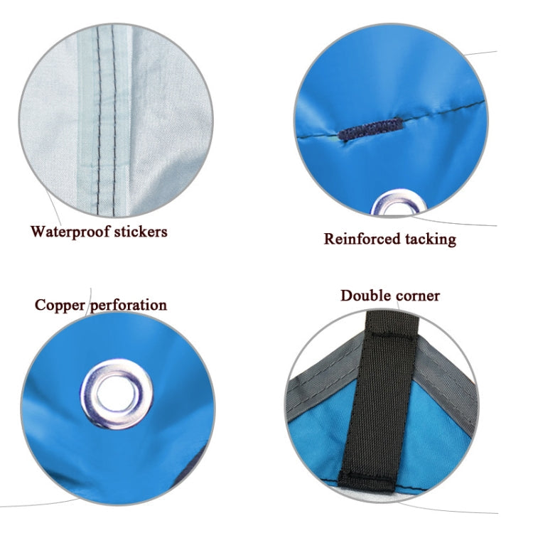 Frendorf | Outdoor Camping Sonnenschutz Wasserfest und Feuchtigkeitsbeständige Bodenmatte Ultraleichter Baldachin, Größe: 320 x 250 cm (Himmelblau)