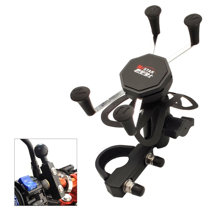 Frendorf | N-STAR N002 Motorrad Fahrrad Handy Halterung Reitausrüstung (Kleiner langer Ballkopf)
