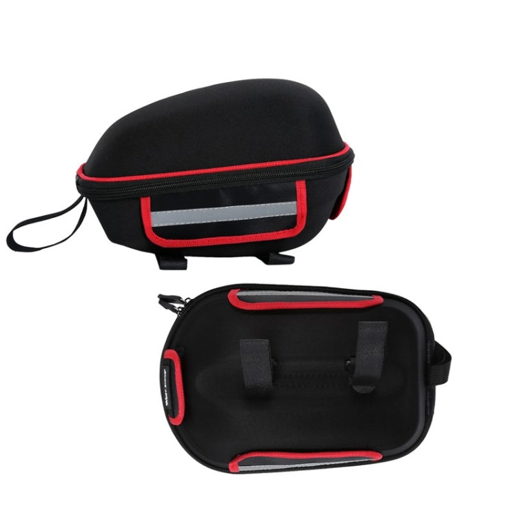Frendorf | West Biking Fahrradregal Mountain Road Bike Große Kapazität Tasche Reitreling Hartschalen Hecktasche mit Regenhülle (Orange)
