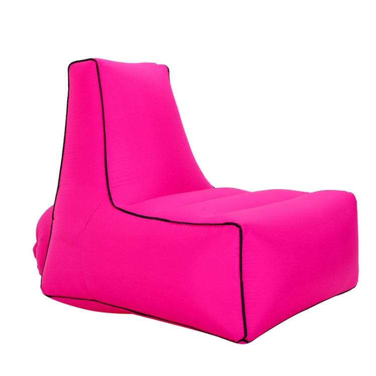 Frendorf | BB1082 Aufblasbares Sofa Aufblasbares Bett Outdoor Klappbares Tragbares Luftsofa Größe: 70 x 65 x 60cm (Rosenrot)