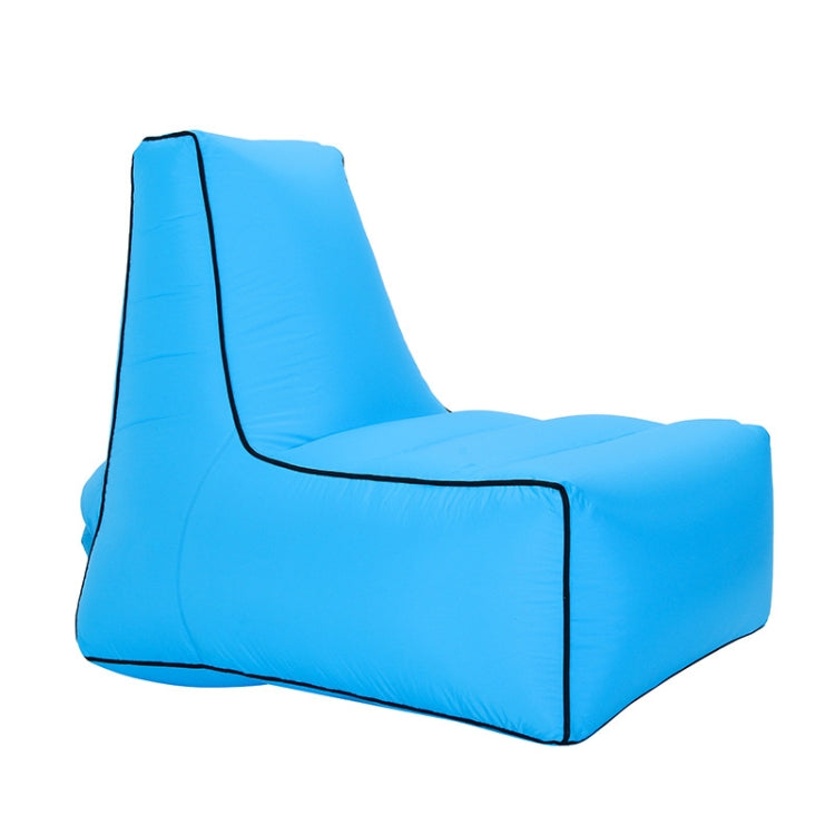 Frendorf | BB1082 Aufblasbares Sofa Aufblasbares Bett Outdoor Klappbares Tragbares Luftsofa Größe: 70 x 65 x 60 cm (Himmelblau)