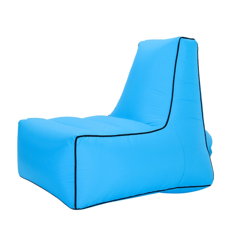Frendorf | BB1082 Aufblasbares Sofa Aufblasbares Bett Outdoor Klappbares Tragbares Luftsofa Größe: 70 x 65 x 60 cm (Himmelblau)
