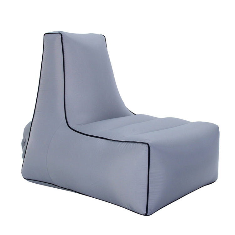 Frendorf | BB1082 aufblasbares Sofa aufblasbares Bett Outdoor faltbares tragbares Luftsofa Größe: 70 x 65 x 60 cm (Grau)