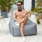 Frendorf | BB1082 Aufblasbares Sofa Aufblasbares Bett Outdoor Faltbares Tragbares Luftsofa Größe: 70 x 65 x 60cm (Seegrün)