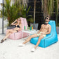 Frendorf | BB1082 Aufblasbares Sofa Aufblasbares Bett Outdoor Faltbares Tragbares Luftsofa Größe: 70 x 65 x 60cm (Seegrün)