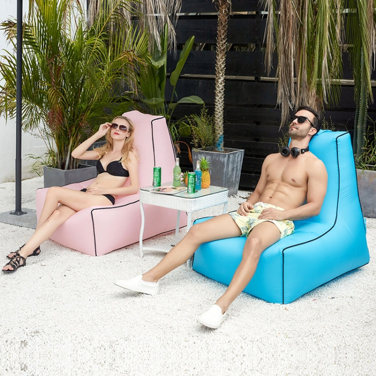 Frendorf | BB1082 Aufblasbares Sofa Aufblasbares Bett Outdoor Faltbares Tragbares Luftsofa Größe: 70 x 65 x 60cm (Seegrün)