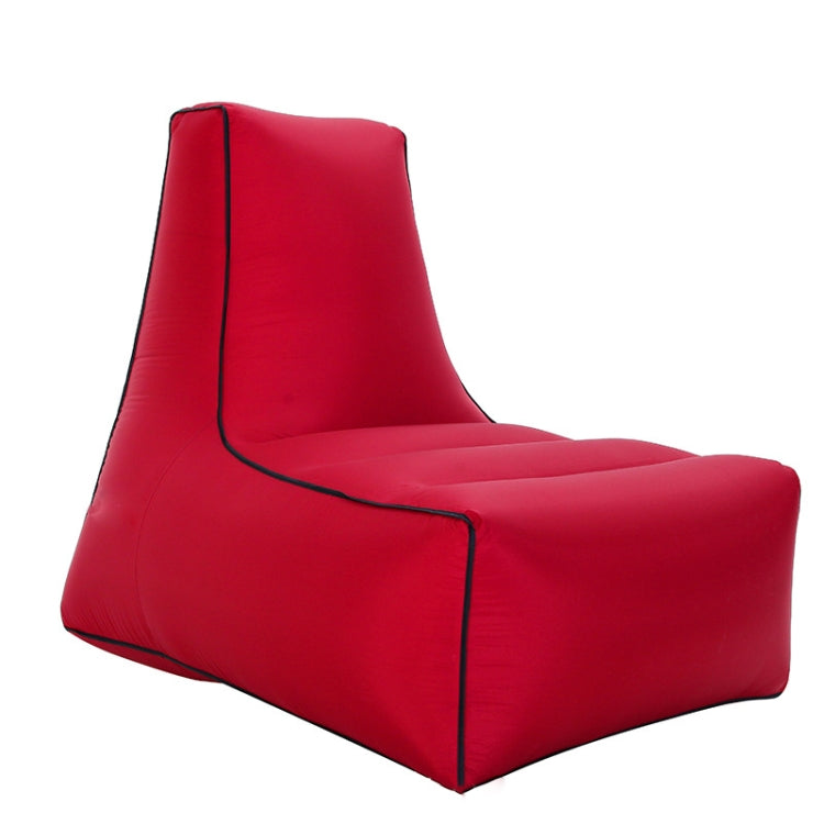Frendorf | BB1082 Aufblasbares Sofa Aufblasbares Bett Outdoor Faltbares Tragbares Luftsofa Größe: 85 x 80 x 75cm (Weinrot)