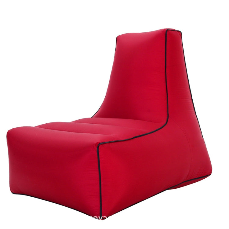 Frendorf | BB1082 Aufblasbares Sofa Aufblasbares Bett Outdoor Faltbares Tragbares Luftsofa Größe: 85 x 80 x 75cm (Weinrot)