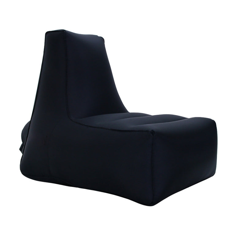 Frendorf | BB1082 Aufblasbares Sofa Aufblasbares Bett Outdoor Klappbares Tragbares Luftsofa Größe: 100 x 90 x 80cm (Schwarz)