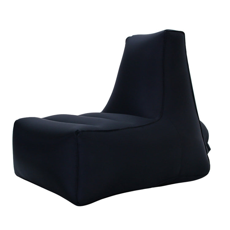 Frendorf | BB1082 Aufblasbares Sofa Aufblasbares Bett Outdoor Klappbares Tragbares Luftsofa Größe: 100 x 90 x 80cm (Schwarz)