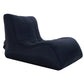 Frendorf | BB1803 Faltbares tragbares aufblasbares Sofa Einzelnes Outdoor aufblasbares Sitz, Größe: 90 x 70 x 65cm (Schwarz)