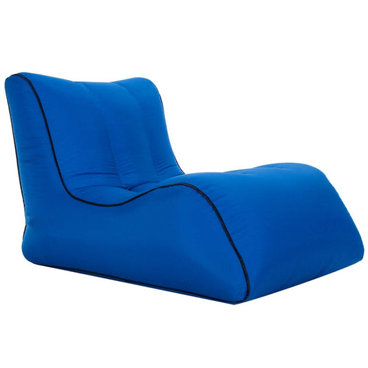 Frendorf | BB1803 Faltbares Tragbares Aufblasbares Sofa Einzelnes Outdoor Aufblasbares Sitz, Größe: 90 x 70 x 65cm(Marineblau)