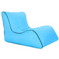 Frendorf | BB1803 Faltbares Tragbares Aufblasbares Sofa Einzelnes Outdoor Aufblasbares Sitz, Größe: 90 x 70 x 65cm (Himmelblau)