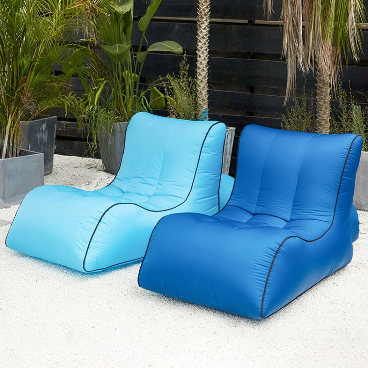 Frendorf | BB1803 Faltbares Tragbares Aufblasbares Sofa Einzelsitz Outdoor Aufblasbarer Sitz, Größe: 90 x 70 x 65cm (Rotwein)