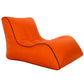Frendorf | BB1803 Faltbares Tragbares Aufblasbares Sofa Einzelnes Außen Aufblasbares Sitzmöbel, Größe: 100 x 80 x 70cm (Orange)