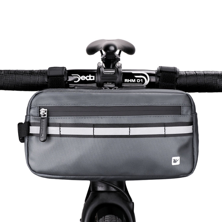 Frendorf | Rhinowalk X20990 Multifunktionsfahrradtasche vorne (Grau)