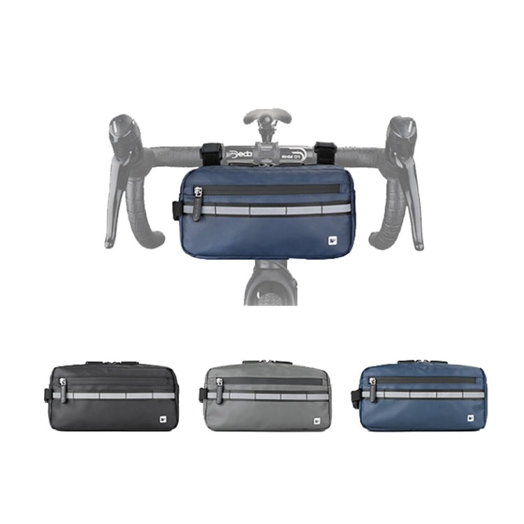 Frendorf | Rhinowalk X20990 Multifunktionsfahrradtasche vorne (Grau)
