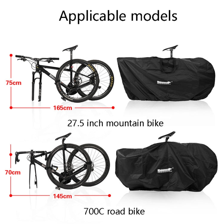 Frendorf | Rhinowalk RM262 26-27,5 Zoll Mountainbike Praktische Aufbewahrungstasche (Schwarz)
