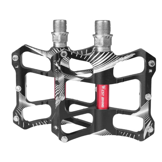 Frendorf | WEST BIKING YP0802080 Fahrrad Aluminiumlegierung Pedal Fahrfußpedal Fahrrad Zubehör (Schwarz)