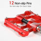 Frendorf | WEST BIKING YP0802080 Fahrrad Aluminiumlegierung Pedal Fahrfußpedal Fahrrad Zubehör (Rot)